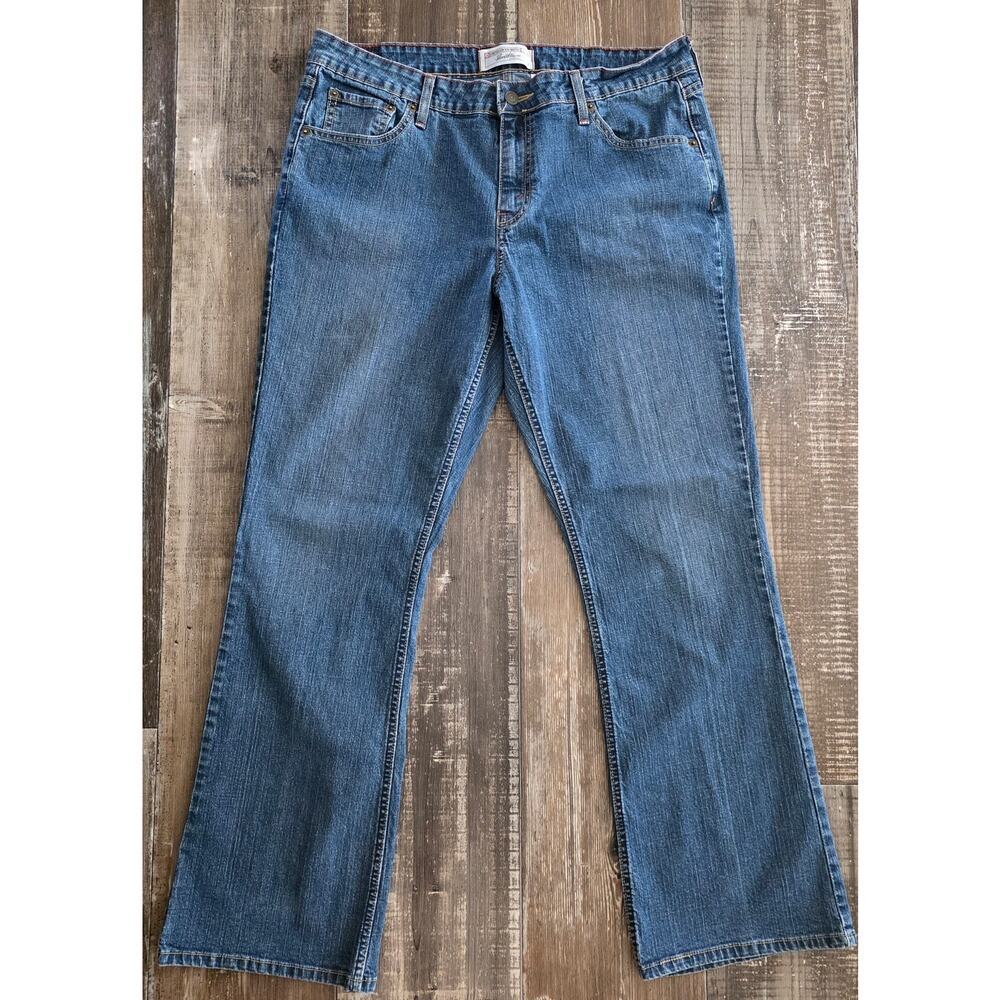 Levi Strauss Signature Stretch Low Rise Bootcut Jeans Women's Size 14